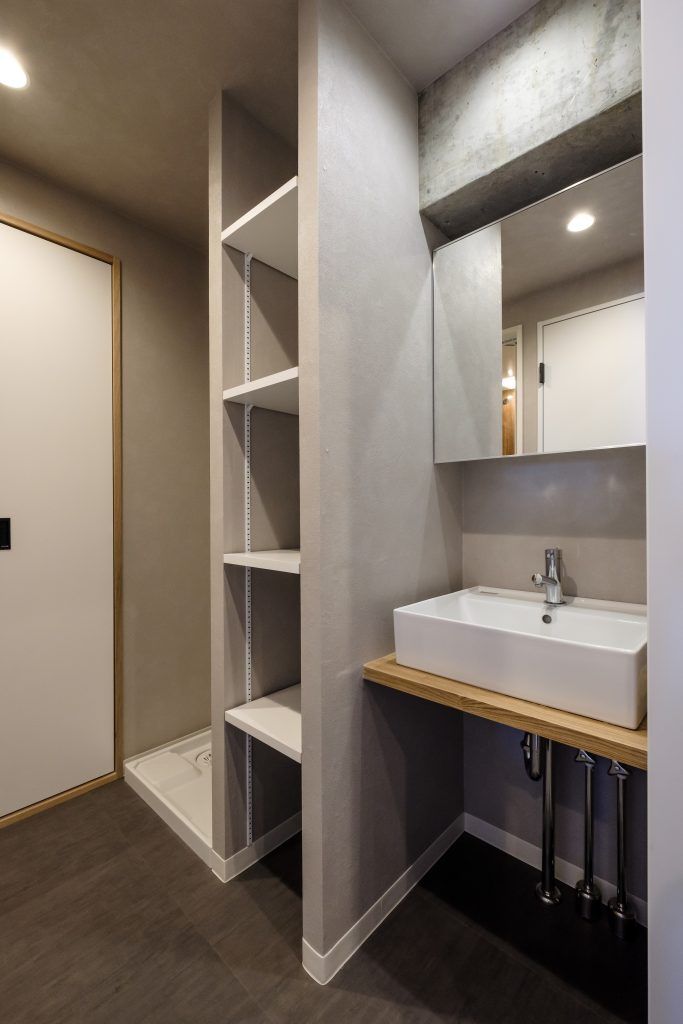 千葉県のマンション洗面所